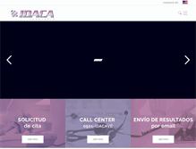 Tablet Screenshot of idaca.com.ve