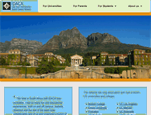 Tablet Screenshot of idaca.co.za